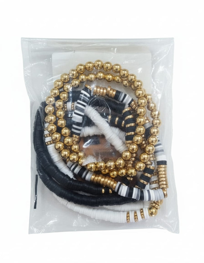 Figtree Bohemian Disc Beaded Stretch Bracelet