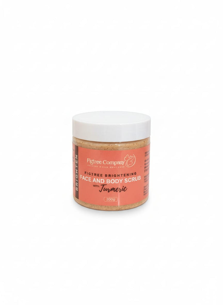 Figtree Brightening Face and Body Scrub with Turmeric 200g