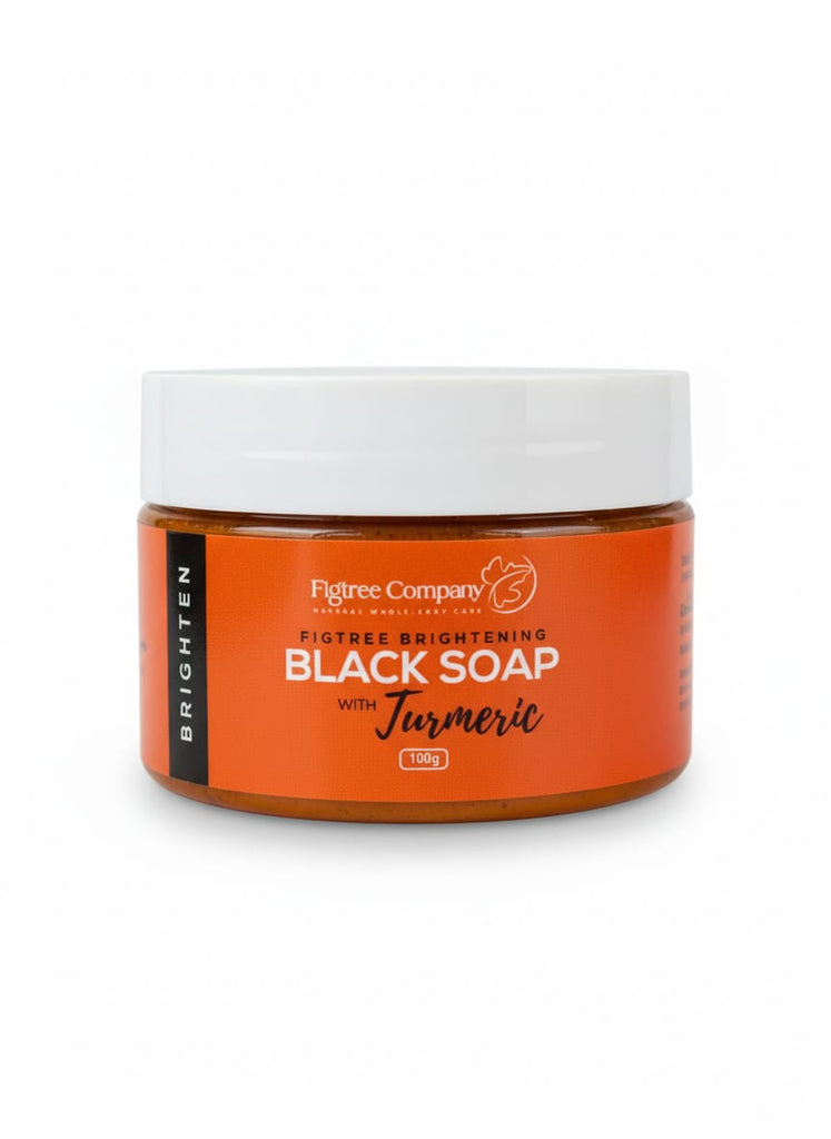Figtree Brightening Black Soap with Turmeric 100g