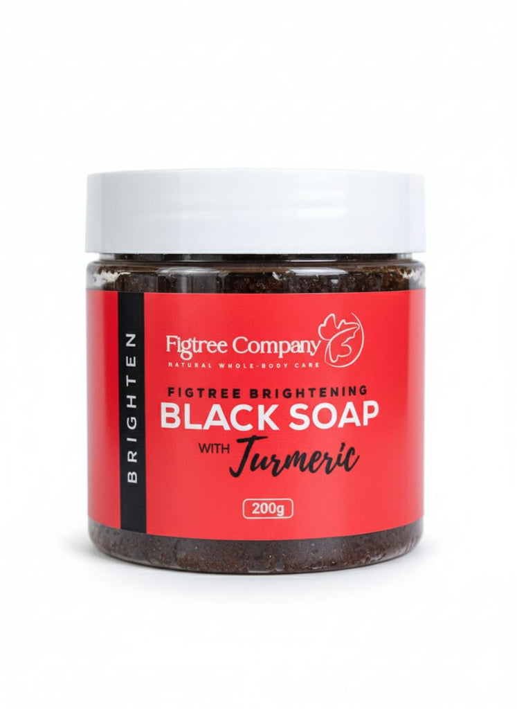 Figtree Brightenening Black Soap with Turmeric 200g