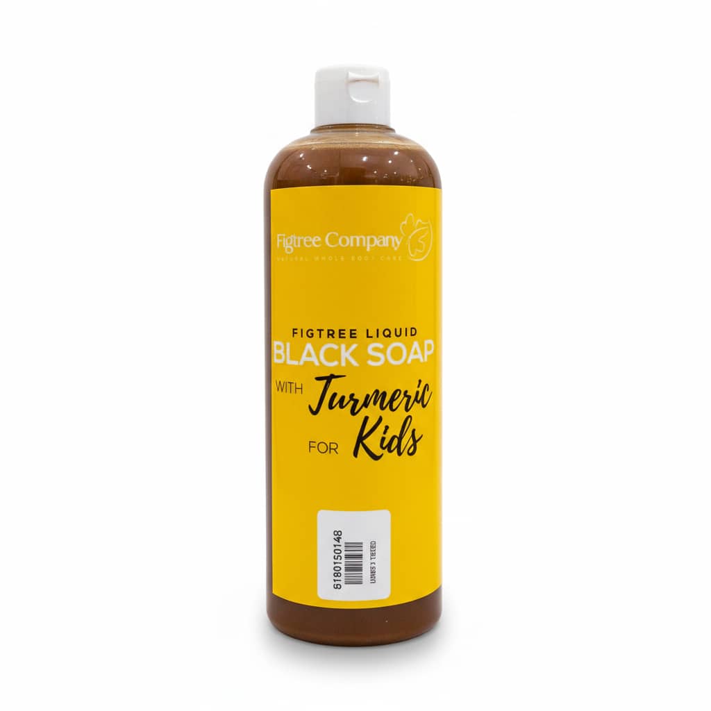 Figtree Liquid Black Soap with Turmeric for Kids 525g