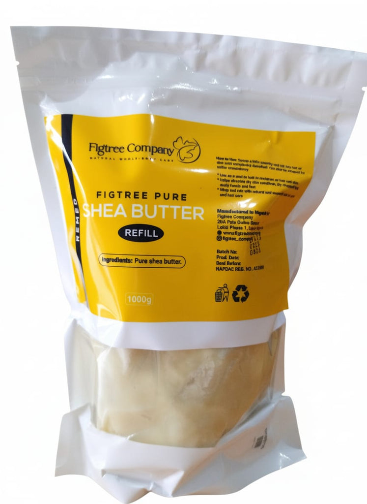 Figtree Pure Shea Butter Refill Pack 1000g