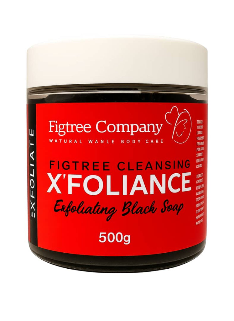 Figtree X'foliance Exfoliating Black Soap 500g